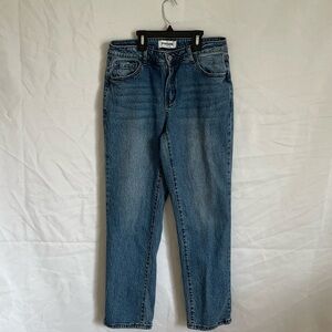 RSQ Medium Blue Low Rise Straight Jeans